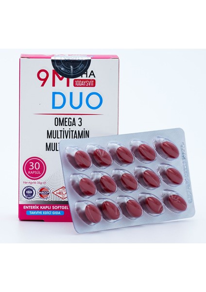 9M10DAYSVİT Softgel 30 Kapsül