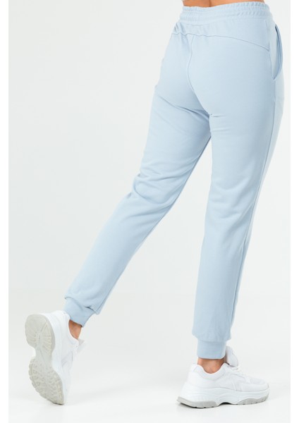 Mavi Regular Fit Düz Pamuklu Yandan Cep Ribanalı Kadın Eşofman Altı - SD0940 fırsatları