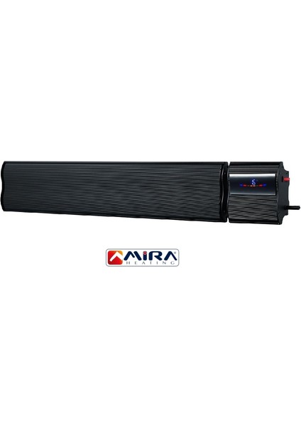 Infra Elektrikli Radyant Isıtıcı 3000 Watt Işıksız, 180cm, Kumandalı Termostatlı, Infrared