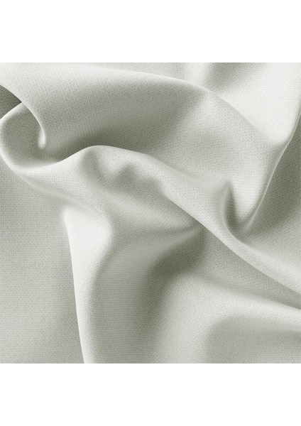 Tekli Kadife Dokulu Kırlent Kılıfı Açık Krem