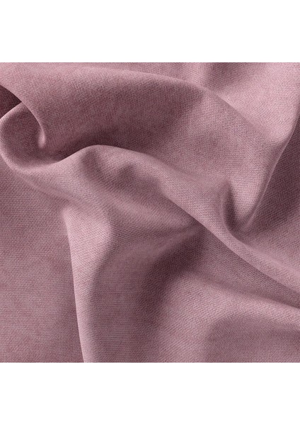 Tekli Kadife Dokulu Kırlent Kılıfı Gül Kurusu