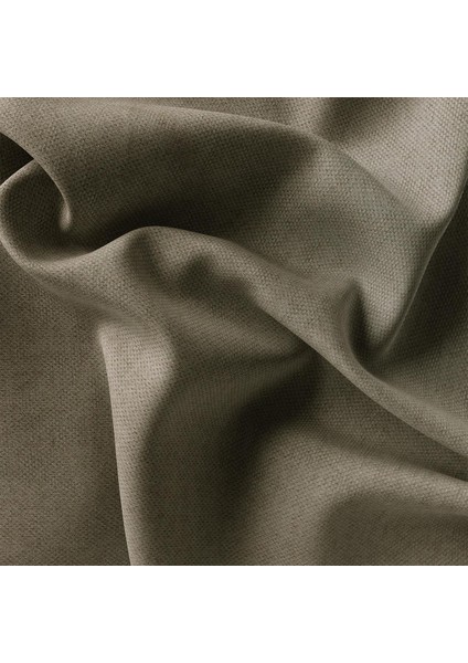 Tekli Kadife Dokulu Kırlent Kılıfı Vizon