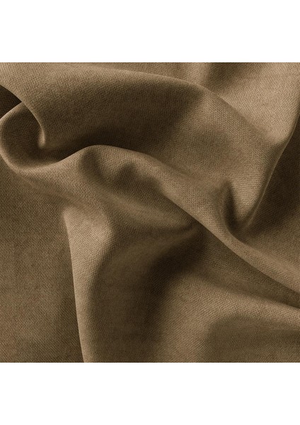 Tekli Kadife Dokulu Kırlent Kılıfı Camel