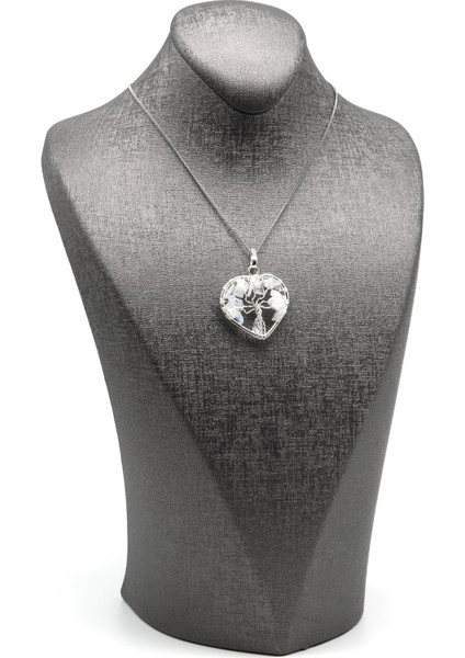 Tel Sarmalı Ay Taşı Doğal Taş Hayat Ağacı Kalp Model Kolye fiyatları