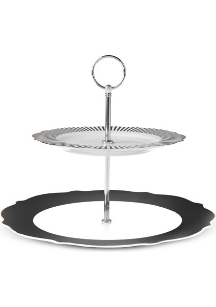 New Romantic Katlı Kurabiyelik Siyah