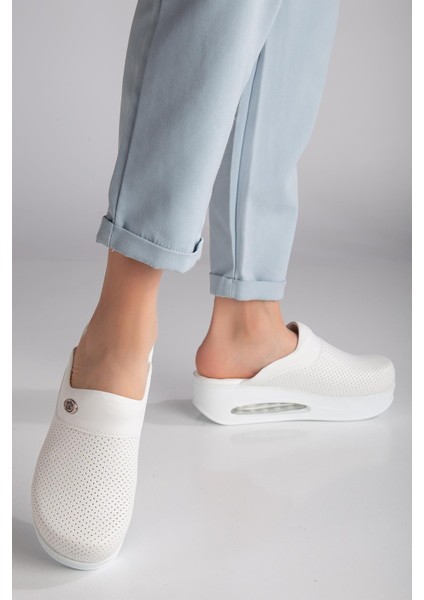 Air Taban Doktor Hemşire Hastane Aşçı Terliği 901 Beyaz fiyatları