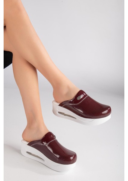 Air Taban Doktor Hemşire Hastane Aşçı Terliği 901 Bordo