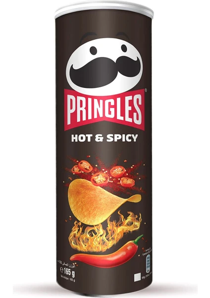 Hot & Spıcy 165 Gram - Pringles Acılı ve Baharatlı 165 Gram