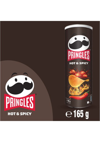 Hot & Spıcy 165 Gram - Pringles Acılı ve Baharatlı 165 Gram