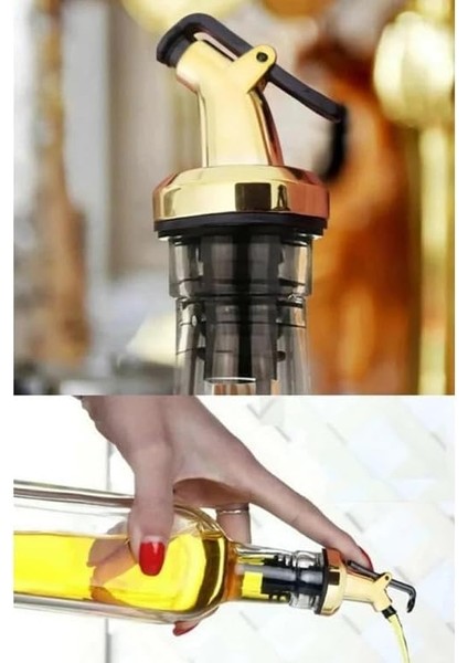 Gold Sızdırmaz 3' Lü Yağdanlık Tıpası (Yağdanlık Başlığı, Tapa, Tıpa, Kapaklı Şişe Ucu) modelleri