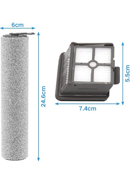 Dreame H11/H11 Max Elektrikli Süpürge Için Hepa Filtre ve Fırça Rulosu (Yurt Dışından)