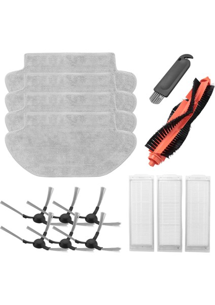 15PCS Xiaomi Mi Robot Için Uyumlu, Ana Yan Fırça Hepa Filtre Paspas (Yurt Dışından)