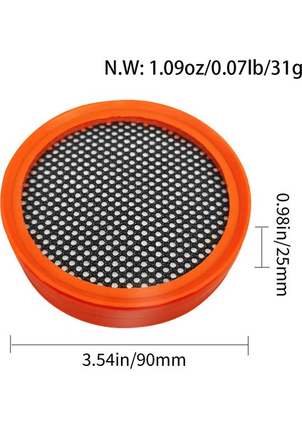 Philips Için FC8009 FC6723 FC6725 FC6727 FC6728 Yıkanabilir Hepa Filtre (Yurt Dışından)