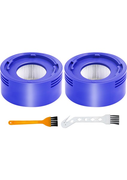 Dyson V8 V7 Kablosuz Için 4 Adet Ön Filtre Hepa Son Filtre (Yurt Dışından)