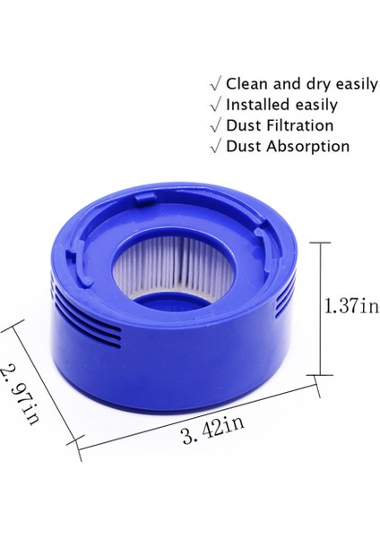 Dyson V8 V7 Kablosuz Için 4 Adet Ön Filtre Hepa Son Filtre (Yurt Dışından) fiyatları