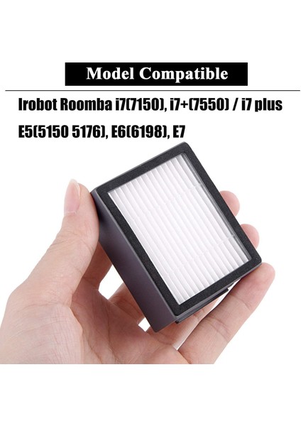 Irobot Roomba I7 I7+ I7 Plus E5 E6 Serisi Için Yüksek Verimli Filtreler (Yurt Dışından) fırsatları