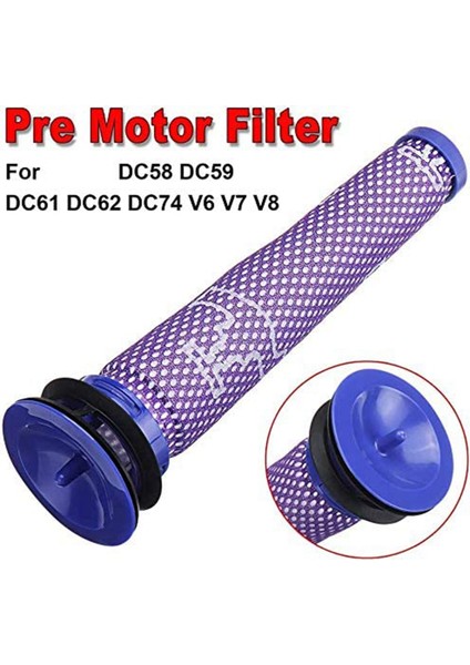 Dyson V8+ V7 V8 Serisi Absolute ile Uyumlu Yedek Filtre (Yurt Dışından)