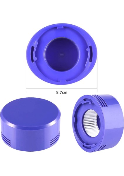 Dyson V8+ V7 V8 Serisi Absolute ile Uyumlu Yedek Filtre (Yurt Dışından)