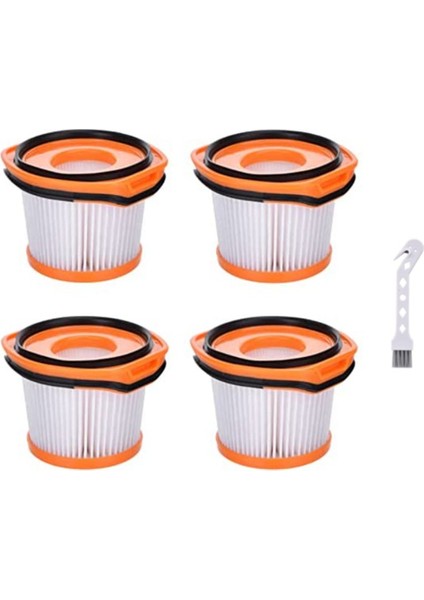 Shark Wandwac Sistemi XFFWV360,WS620,WS630 Için 4'lü Paket Vakum Filtresi (Yurt Dışından)