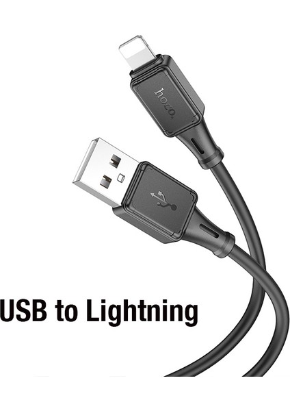 X101 USB To iPhone Lightning 2.4A Hızlı Şarj ve Data Kablosu