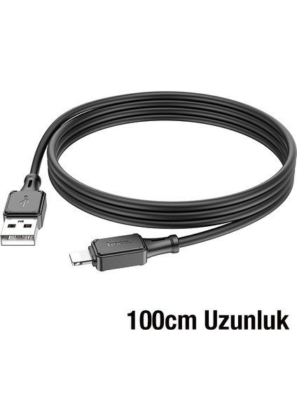 X101 USB To iPhone Lightning 2.4A Hızlı Şarj ve Data Kablosu