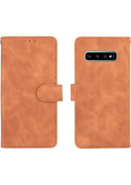Kart Sahibinin ile Samsung Galaxy S10 Deri Folio Flip Kılıf Için Kılıf (Yurt Dışından)