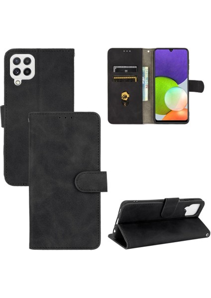 Kart Tutucu Kickstand ile Samsung Galaxy A22 4g Kart Ekleme Için Kılıf (Yurt Dışından)