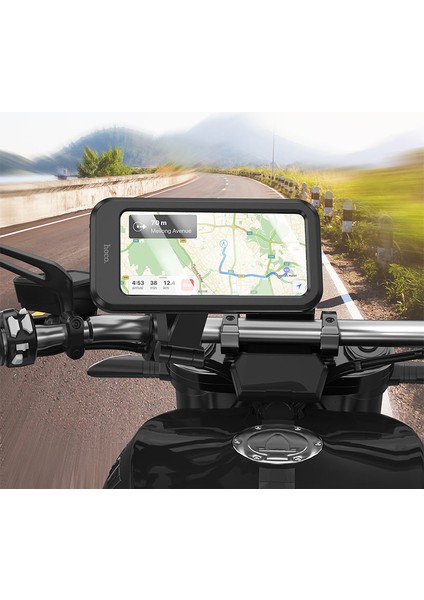 Profesyonel Telefon Tutucu Motosiklet Bisiklet Scooter Için Gidon Telefon Tutucu 4.5-7 Inç Tüm Telefonlara Uyumlu CA101