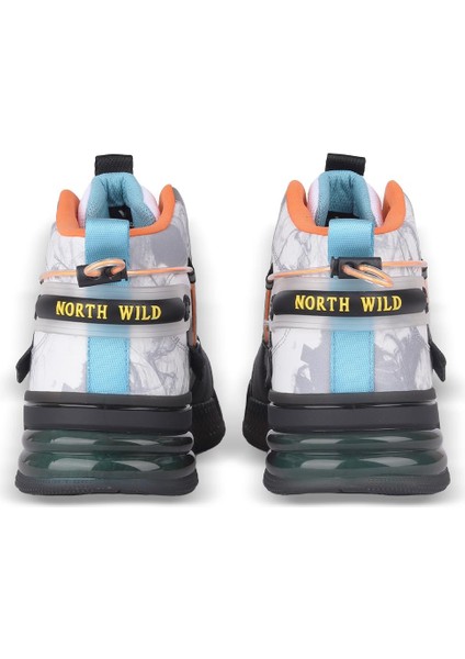 Between Erkek Sneakers - Siyah Beyaz Oranj fırsatları