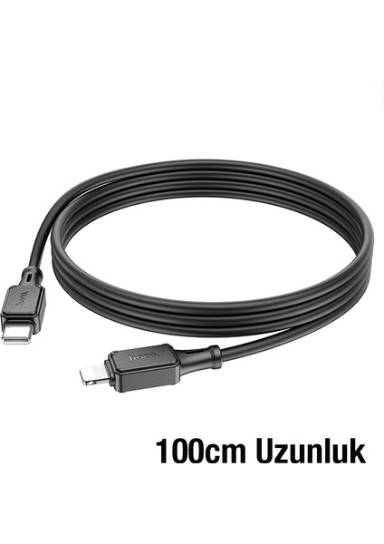 X101 27W Type-C To iPhone Lightning Hızlı Şarj ve Data Kablosu