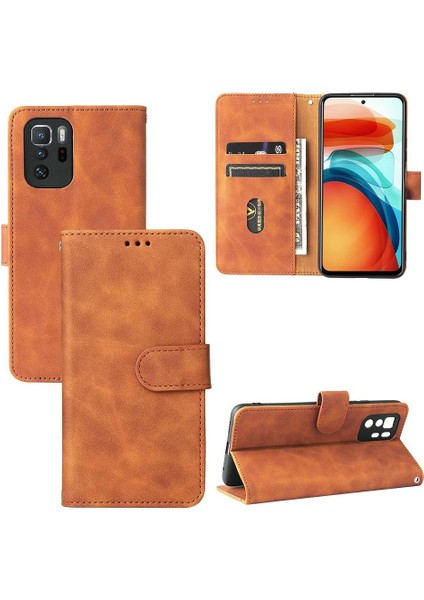 Xiaomi Redmi Için Kılıf NOTE10 Pro 5g Tam Koruma Deri Folio Kapak (Yurt Dışından)