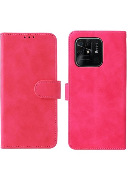 Xiaomi Redmi 10C Kart Ekleme Deri Folio Flip Kılıf Kapak (Yurt Dışından)