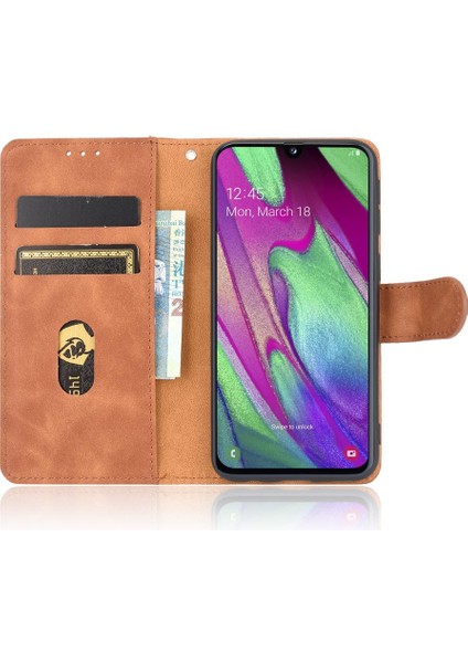 Kart Tutucu Kickstand ile Samsung Galaxy A40 Kart Ekleme Için Kılıf (Yurt Dışından) indirimleri