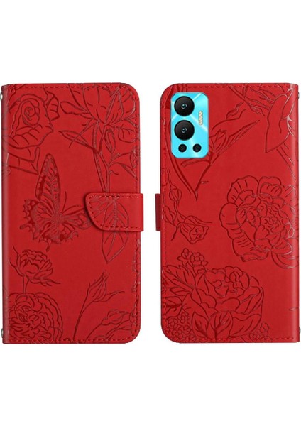 Infinix Sıcak 12 Darbeye Dayanıklı Deri Kılıf Anti-Damla Koruma Pu (Yurt Dışından)