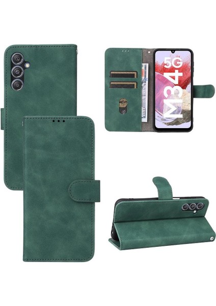 Samsung Galaxy M34 5g Için Kılıf Koruyucu Kapak Deri Folio Flip Kılıf (Yurt Dışından) fiyatları