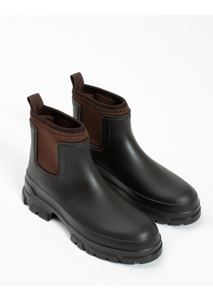 Kahve Mat Su Geçirmez Içi Sıcacık Scuba Astarlı Kadın Botu FT555 modelleri