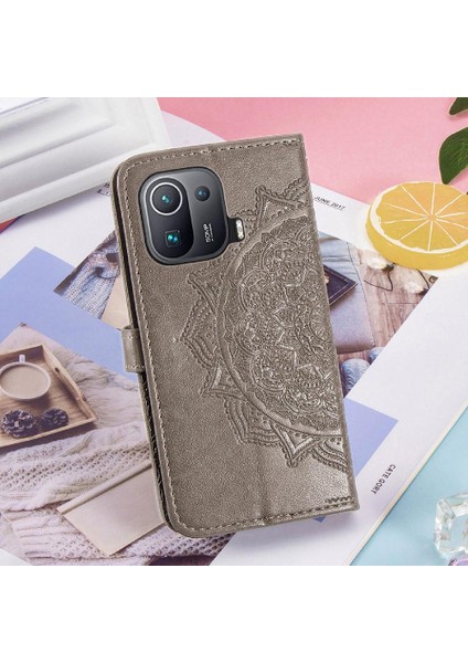 Xiaomi 11 Pro Kılıf Için Kılıf Kapak Çevirin Zarif Desen Basit (Yurt Dışından) modelleri