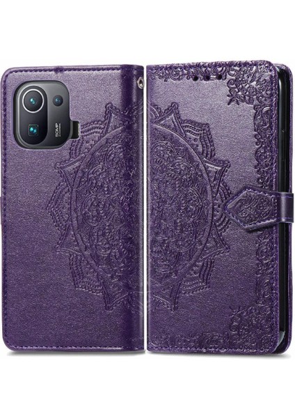 Xiaomi 11 Pro Kılıf Için Kılıf Kapak Çevirin Zarif Desen Basit (Yurt Dışından)