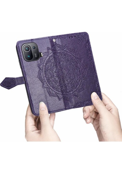 Xiaomi 11 Pro Kılıf Için Kılıf Kapak Çevirin Zarif Desen Basit (Yurt Dışından) modelleri