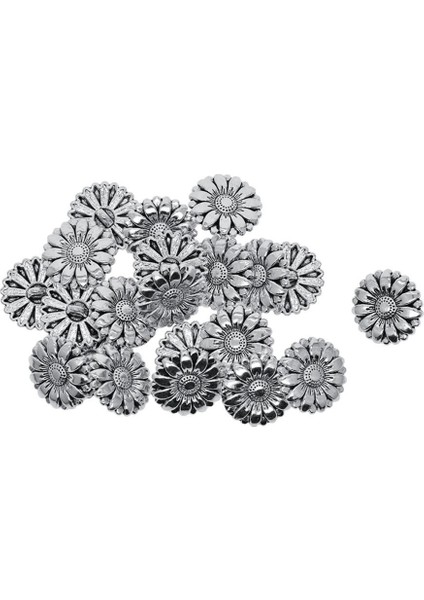 20X 1 Düğ Yuvarlak Ş Düğ Dıy El Yapımı Malzemeleri 18MM Çiçeği (Yurt Dışından)