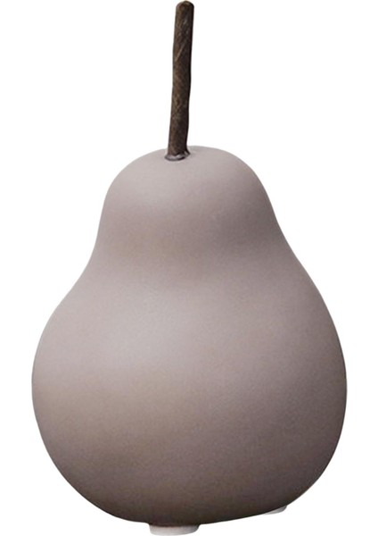 Iskandinav Seramik Armut Heykelcik Heykel Yaratıcı Koleksiyon Süs Masa Lavanta 6.5CMX11CM (Yurt Dışından)