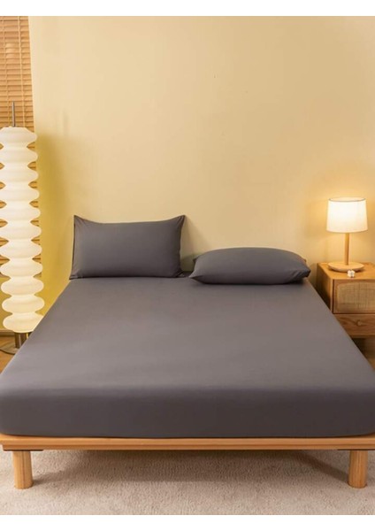 Ranforce Pamuklu Yastık Kılıflı Lastikli Çarşaf Takımı 180 x 200