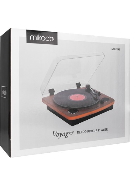 Nostalgia MN-P235 VOYAGER Pikap Ahşap USB-BT 3.5mm AUXINRCAO Destekli Müzik Kutusu