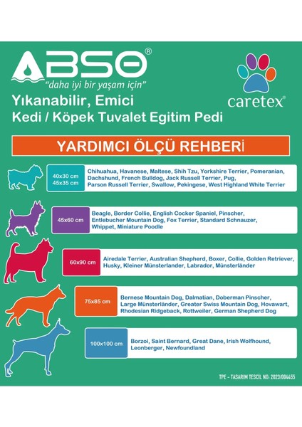 Yıkanabilir Emici Tuvalet Eğitim Köpek Pedi ( 60X90 cm )