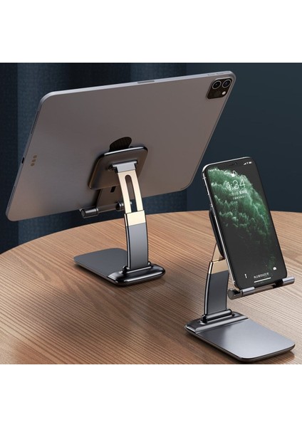 Siyah-Shensuo Tarzı 2022 Metal Masaüstü Tablet Tutacağı Masa Hücresi Katlanabilir Uzatılabilir Destek Masası Cep Telefonu Tutacağı iPhone iPad Için Ayarlanabilir Stand (Yurt Dışından)