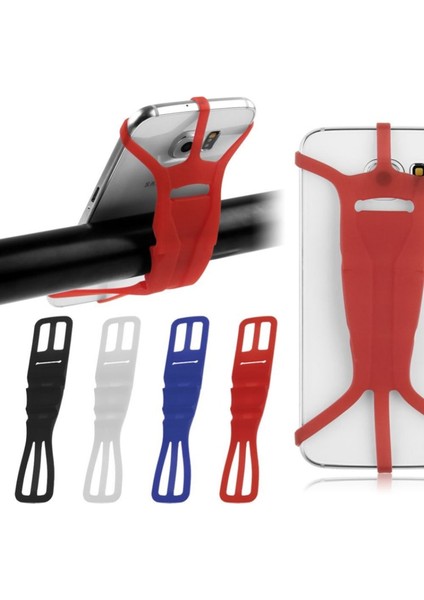 No.4 Tarzı Yeni Evrensel Bisiklet Bisiklet Bisiklet Silikon Elastik Cep Telefonu Tutucu Cep Telefonu Z07 Için Montaj (Yurt Dışından) fiyatları