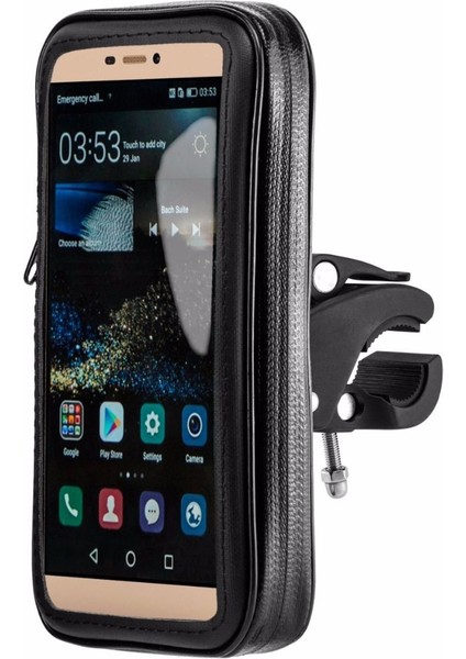 Kırmızı Xxl Stili Bisiklet Motor Telefon Tutacağı Su Geçirmez Telefon Çantası Kılıfı Motosiklet Bisiklet Gidonu Cep Telefonları Gps iPhone Için Standı 12 Xxl Çanta (Yurt Dışından)