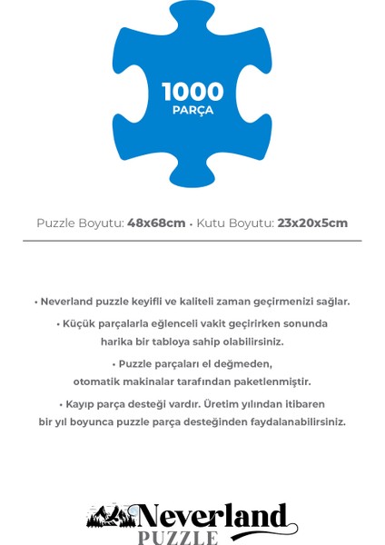 1000 Parça Puzzle - Beach House (Sahil Evi) modelleri