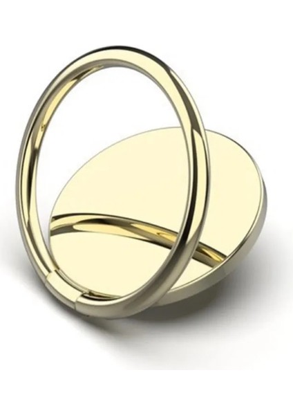 1 Altın Tarzı Manyetik Telefon Tutucu Dönebilen Lüks Metal Parmak Yüzük Evrensel Tüm Akıllı Telefon Için Masaüstü Cep Telefonu Soketi Standı (Yurt Dışından)