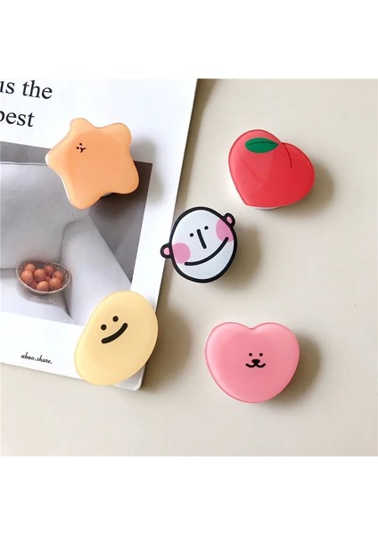 No.12 Tarzı Yeni Karikatür Cep Telefonu Aksesuarları Epoksi Katlanır Üniversal Cep Telefonu Tutacağı, Popite, Tutucu, Tripod Araç Telefonu Tutacağı (Yurt Dışından) indirimleri